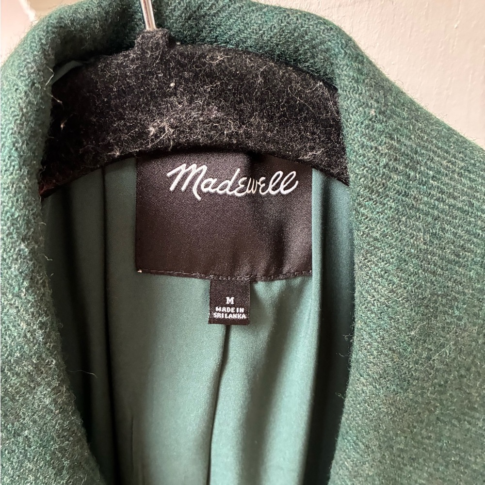 Madewell Dark Green Blazer Jacket - Picture 2 of 3